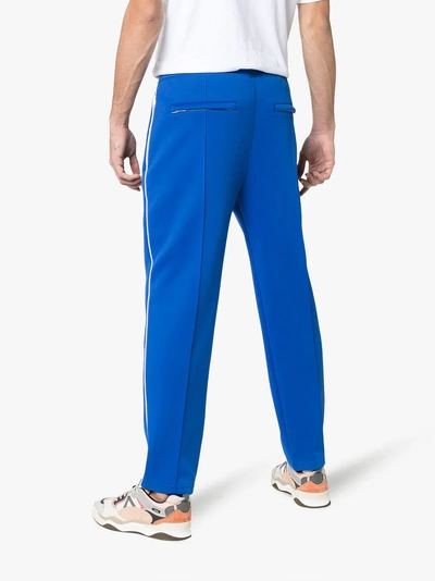 Shop Kenzo Reverse Stitch Track Pants In 74 Bleu France