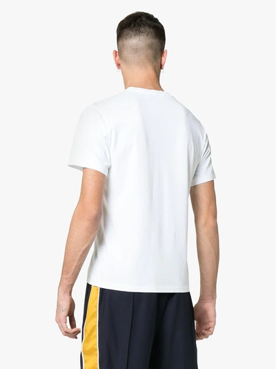 Shop Kenzo Cotton Tiger Logo T-shirt In 01 White