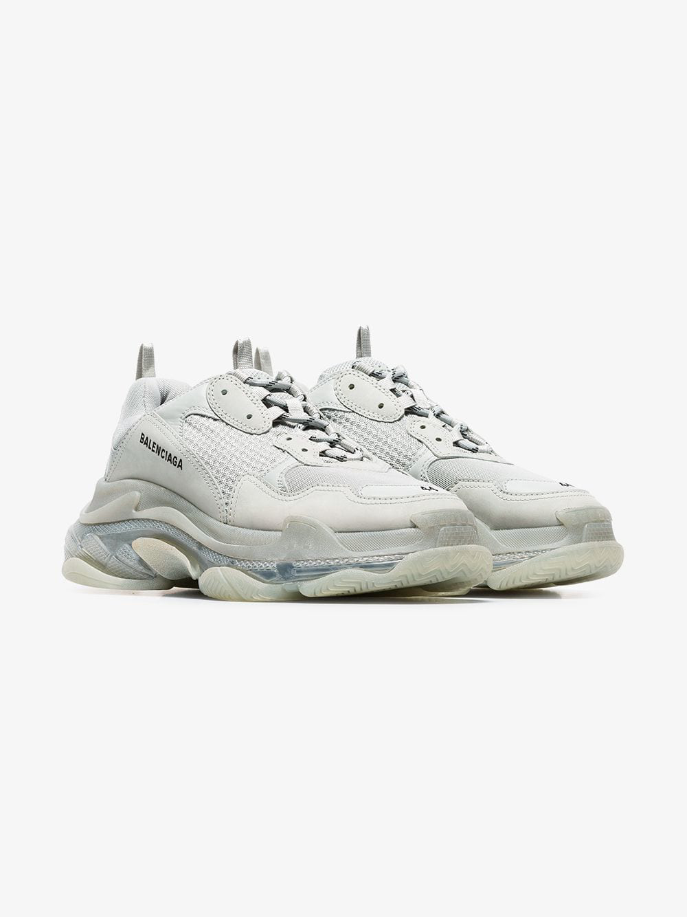 grey triple s balenciaga
