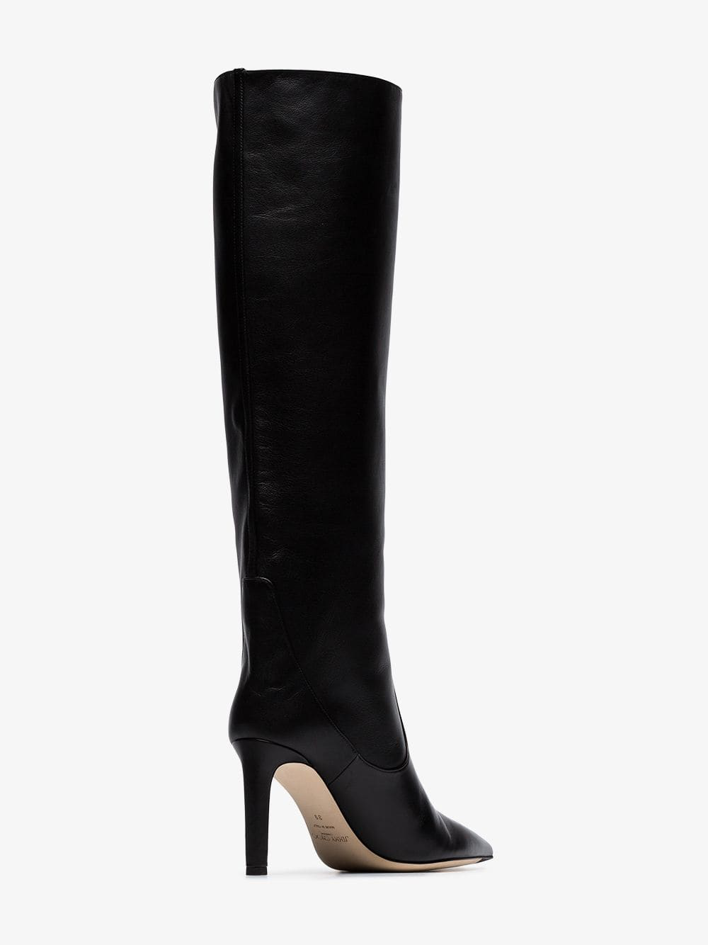 Jimmy Choo Black Mavis 85 Boots | ModeSens