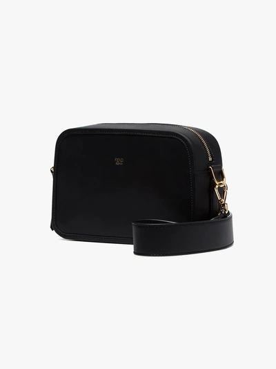 Shop Fendi Black Camera Case Leather Bag