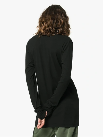 Shop Ten Pieces Twist Long Sleeve T-shirt In Black