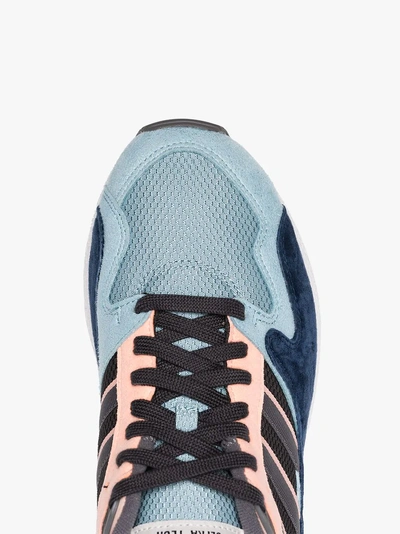 Adidas Originals Adidas Blue Grey Tech Suede Sneakers In Multicoloured | ModeSens