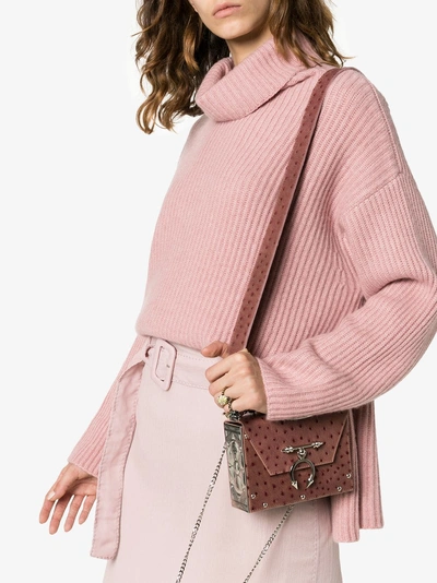 Shop Okhtein Box-tasche Mit Messingdetails In Pink