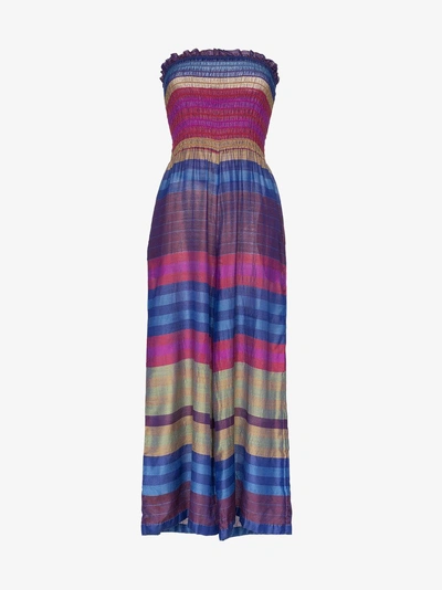 Shop A Peace Treaty Capira Stripe Jumpsuit In Multicolour