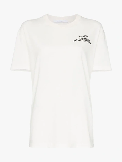 Shop Givenchy Tarius Printed T-shirt In Neutrals