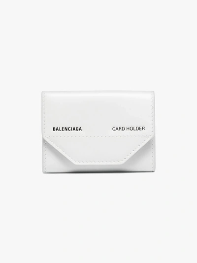 Shop Balenciaga Kartenetui Mit Logo In White