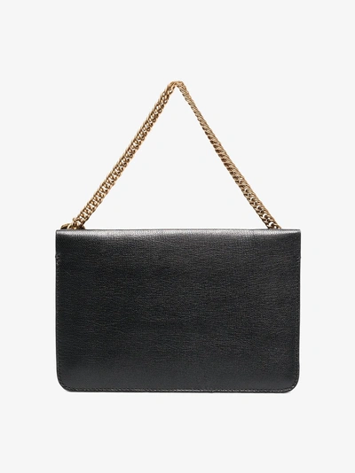 Shop Givenchy Black Cross 3 Leather Shoulder Bag