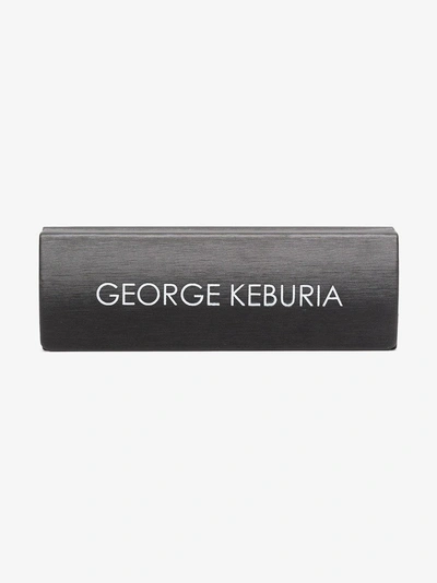 Shop George Keburia Sonnenbrille Im Cat-eye-design In Black