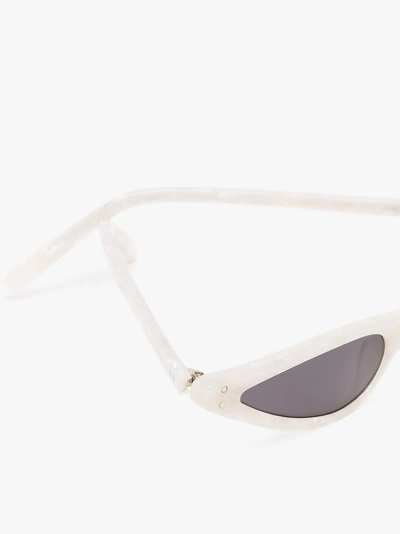 Shop George Keburia Sonnenbrille Im Cat-eye-design In White