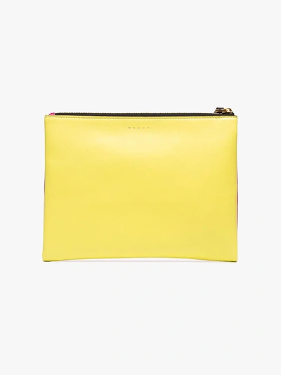 Shop Marni Clutch Mit Handgelenksriemen In Pink