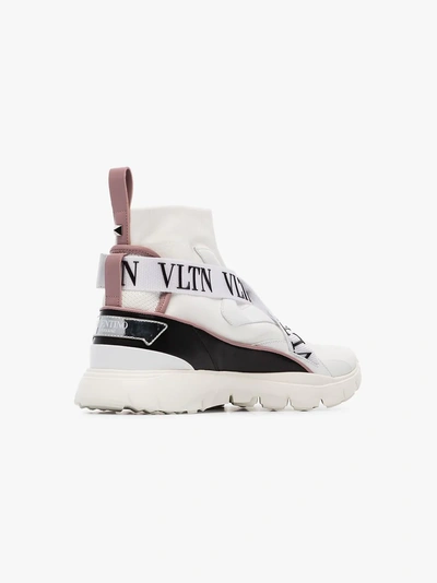 Shop Valentino 'heroes Her' Sneakers In White