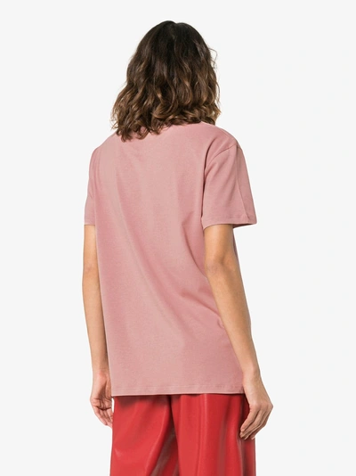 Shop Valentino Vltn Print T-shirt In Pink