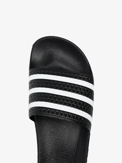 Shop Adidas Originals Adidas Adilette Slide Sandals In Black
