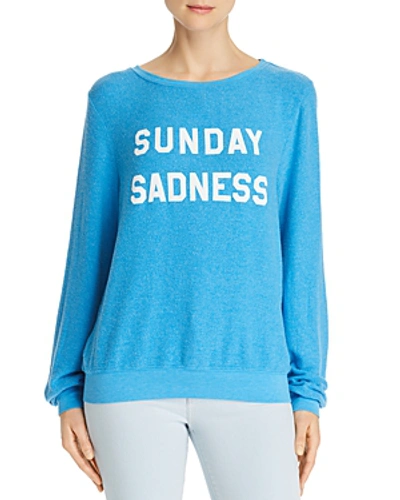 Shop Wildfox Sunday Sadness Sweatshirt In Wonderland