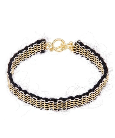 Shop Stephanie Schneider Silver Mohair Chain Bracelet