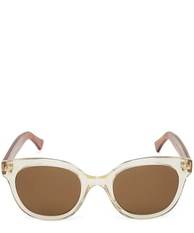 Shop Cutler And Gross Two-tone Acetate Sunglasses In Yellow