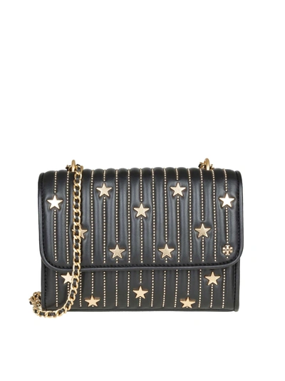 Tory Burch Fleming Star-stud Small Bag In Leather With Applied Studs In  Black | ModeSens