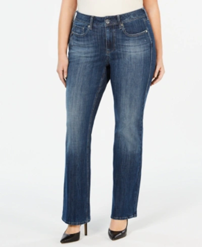 Shop Seven7 Jeans Plus Size Bootcut Jeans In Jeanne
