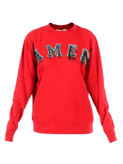 Shop Amen Sweatshirt In Red