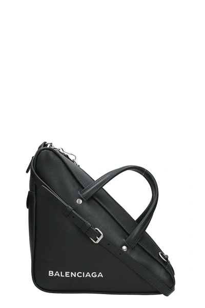 Shop Balenciaga Triangle Medium Duffle Bag In Black