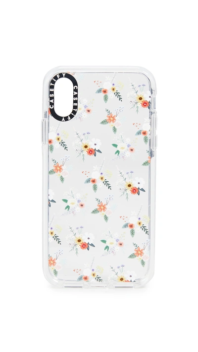 Shop Casetify Floral Allie Alpine Iphone X/xs Case In Multi