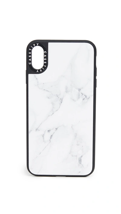 Shop Casetify Marble Iphone Xs Max Case In White Marble