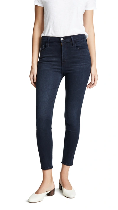 Shop Frame Ali High Rise Skinny Cigarette Jeans In Galloway