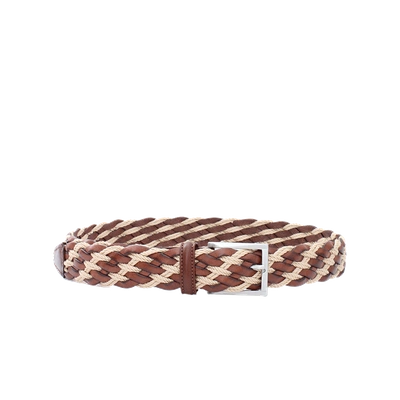 Shop Luciano Barbera Leather Rope Belt
