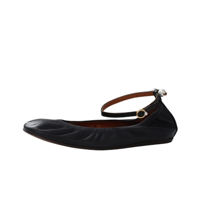 Shop Lanvin Classic Ballerina With Ankle Strap