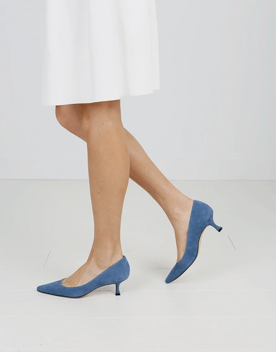 Shop Manolo Blahnik Srila Suede Pump