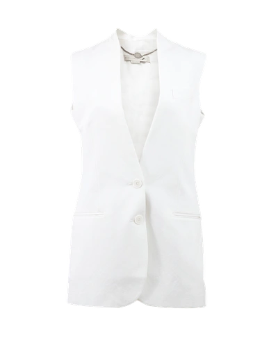 Shop Stella Mccartney Asymmetrical Washed Cotton Vest