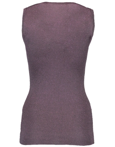 Shop Brunello Cucinelli Fitted Lurex Tank