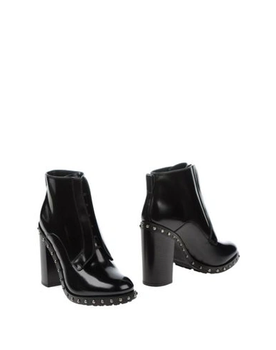Shop Dolce & Gabbana Woman Ankle Boots Black Size 10.5 Calfskin