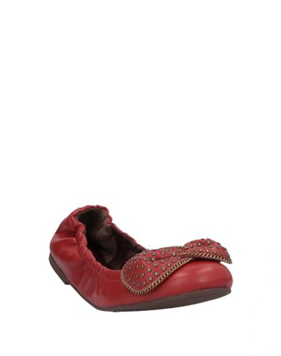 Shop See By Chloé Ballet Flats In Rust