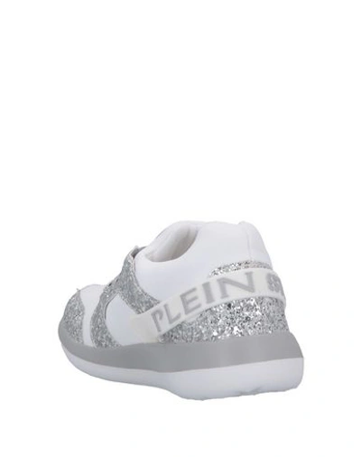Shop Plein Sport Woman Sneakers White Size 6 Textile Fibers