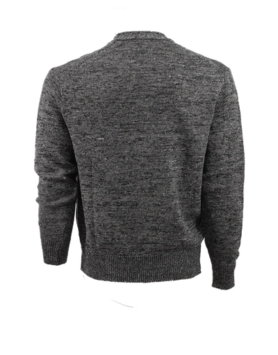Shop Inis Meain Mixed Linen Henley Sweater