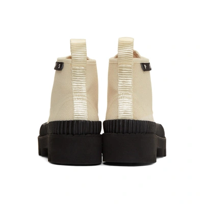 Shop Proenza Schouler Off-white Lug Sole Boots In 121 White