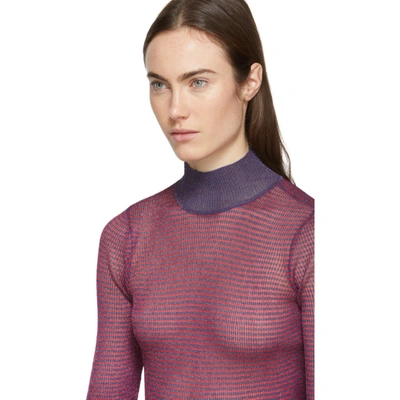 Shop Rag & Bone Rag And Bone Purple Raina Turtleneck In 500 Purple