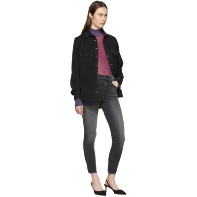 Shop Rag & Bone Rag And Bone Purple Raina Turtleneck In 500 Purple