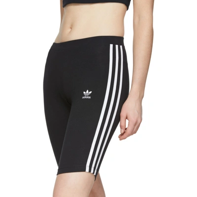 Shop Adidas Originals Black Adicolor Cycling Shorts