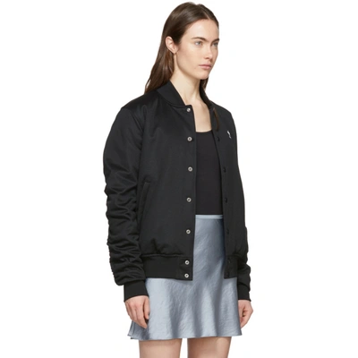 Shop Adidas Originals Black Sc Bomber Jacket