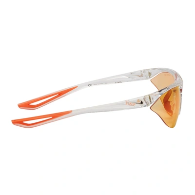 Shop Heron Preston Transparent Nike Edition Tailwind Sunglasses