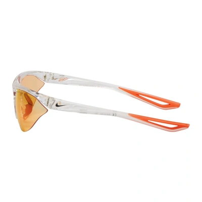 Shop Heron Preston Transparent Nike Edition Tailwind Sunglasses