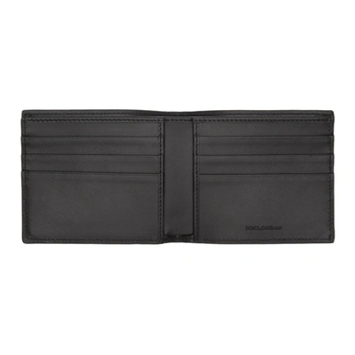 Shop Dolce & Gabbana Dolce And Gabbana Black Logo Wallet In 8b956 Black