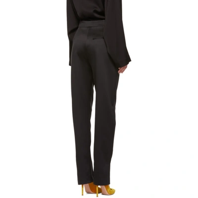 TOTÊME TOTEME BLACK MALTA TROUSERS 
