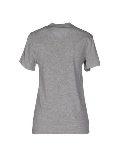 Shop Au Jour Le Jour T-shirts In Grey
