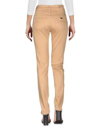 Shop Armani Jeans Denim Pants In Camel