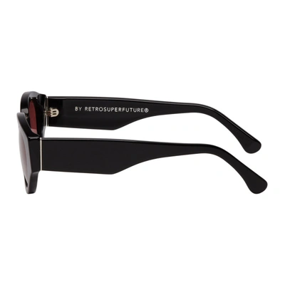 Shop Super Black And Red Drew Mama Sunglasses In Blkbordeaux