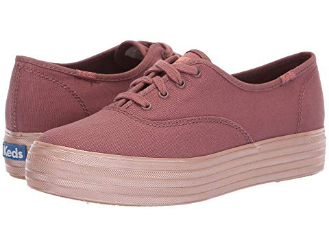 Keds Triple Shimmer, Mauve Canvas 